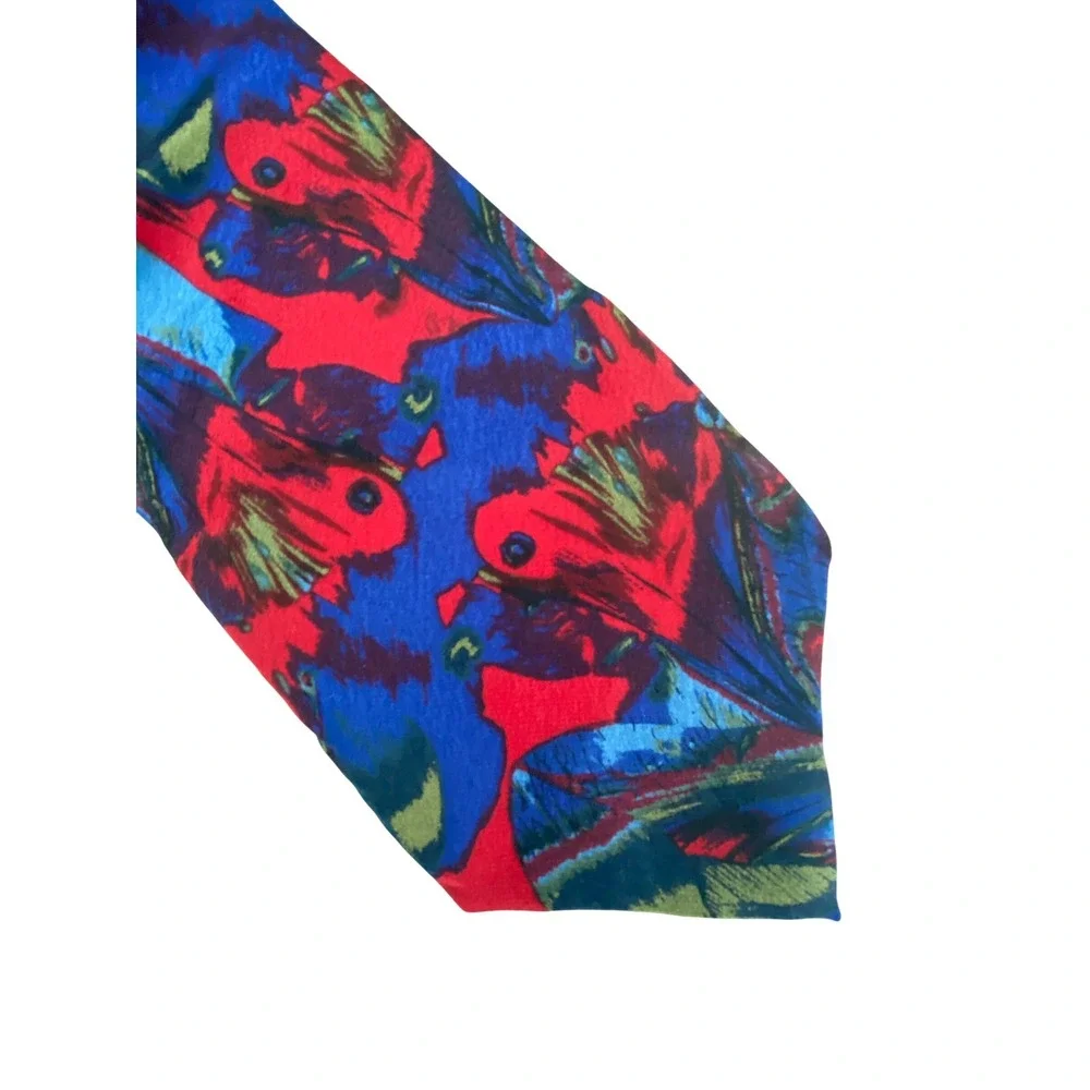 Stonehenge Mens Tie Bloody Mary Cocktail Collection Silk Artsy‎ Red Blue 57x4